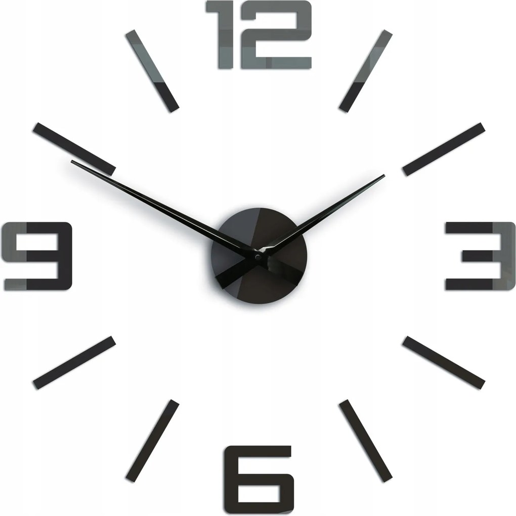 Falióra Silver XL Fekete Vászonkép 60CM Csendes