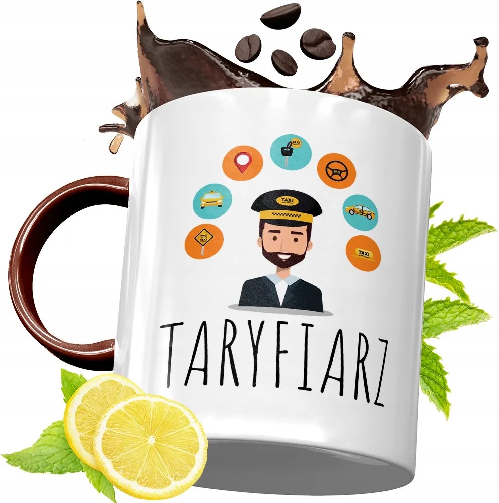 Bordó Bögre Taxisofőrnek Születésnapra Ajándék fényképes nyomattal