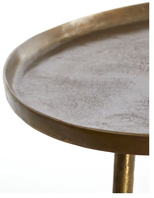 Fém tárolóasztal 60x80 cm Lienz – Light & Living