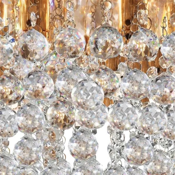 Searchlight 3408-8GO - HANNA mennyezeti lámpa 8xG9/33W/230V