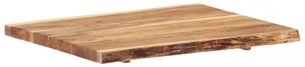tömör akácfa asztallap 80 x (50-60) x 3,8 cm