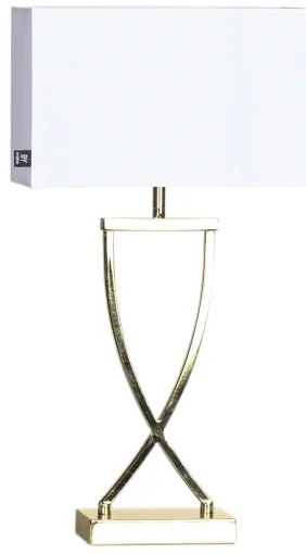 ByRydens 2829610-5000 - Asztali lámpa OMEGA 1xE27/5W/230V fehér/arany