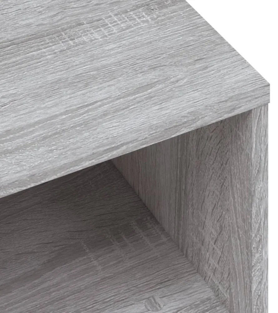 szürke sonoma szerelt fa TV-szekrény 120 x 34 x 37 cm