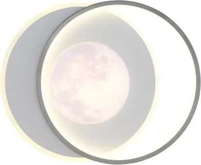 Globo 41785 Mennyezeti lámpa, fém matt fekete, alumínium szürke csiszolt, akril fehér, műanyag fehér, szilikon fehér, HxSzxM: 369x300x83mm, tartozék: LED 30W 230V, 3900lm forrás, 2200lm kimenet, 4000K
