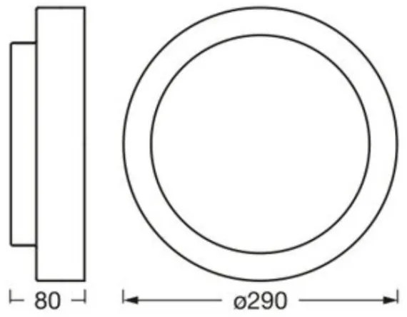 Osram - ORBIS MADRID mennyezeti lámpatest 2xE27/10W/230V átm. 29 cm fehér