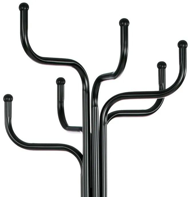 Fém Állófogas Fekete Színben. Magassága: 188 cm 83707-06