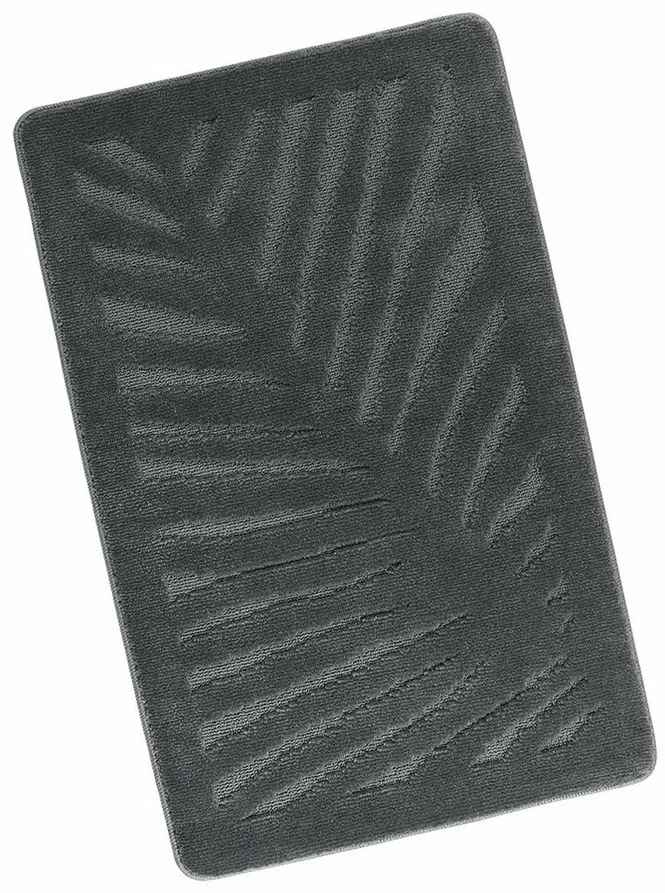 Fürdőszoba szőnyeg Standard Levél szürke, 60 x 100 cm