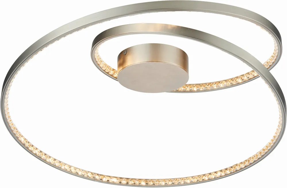 ENDON 73047 ETERNITY Kristály Mennyezeti Lámpa Nikkel, Átlátszó LED IP20