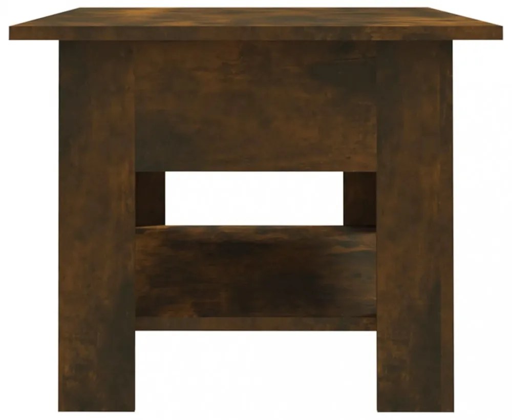 füstös tölgy színű szerelt fa dohányzóasztal 102 x 55 x 42 cm