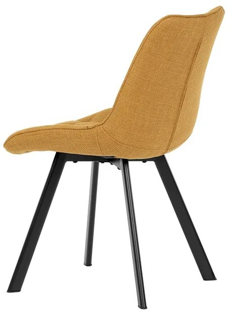 Étkezőszék sárga szövettel. HC-465 YEL2