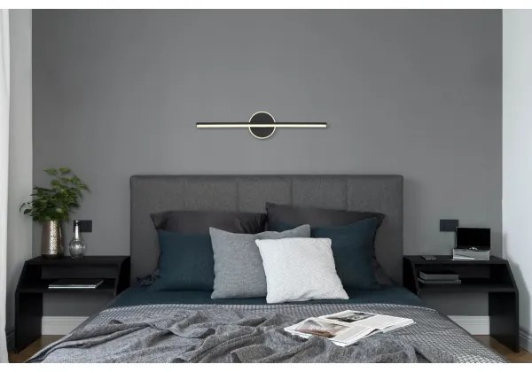 Globo 41924S - PEPE LED fürdőszobai tükörvilágítás 10W 230V IP44 fekete