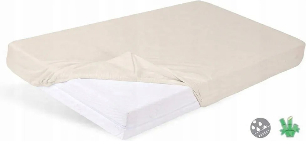 Higiéniai alátét Vízhatlan lepedő 90x200x20 Bézs