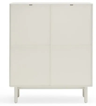 Fehér komód 100x120x40 cm Corvo – Teulat