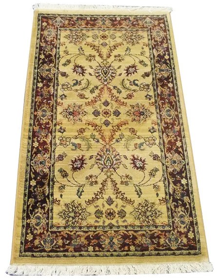 Szaid Vastag klasszikus Egyiptomi Szőnyeg arany 68 x 235 cm