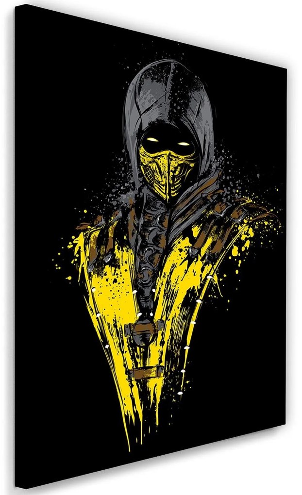 Kép Játék Mortal Kombat ninja harcos Sasori Skorpió - Dr.Monekers Méret: 60 x 90 cm, Kivitelezés: Vászonkép