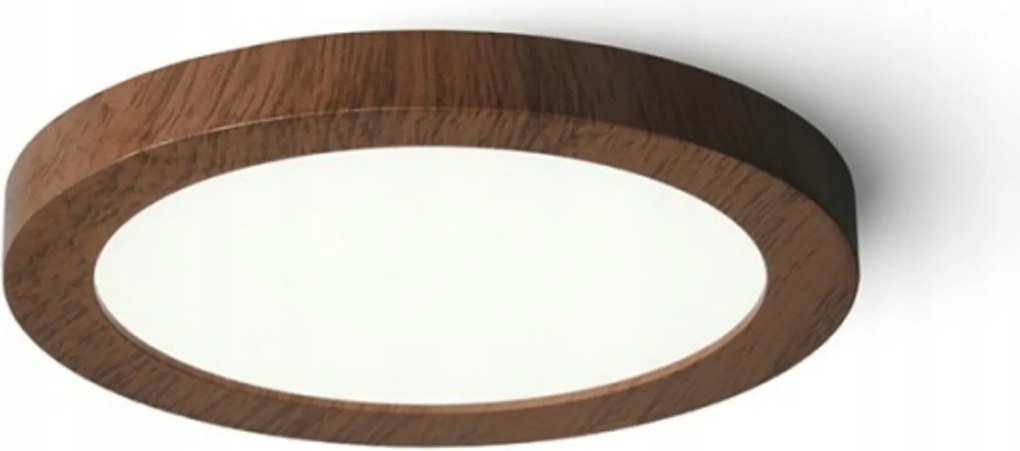 Süllyesztett Led lámpatest Rendl Hue R 9 DIMM sötét dió 6W 3000K szabályozható fényerővel