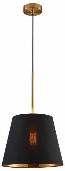 Csillár zsinóron ELENA 1xE27/20W/230V fekete