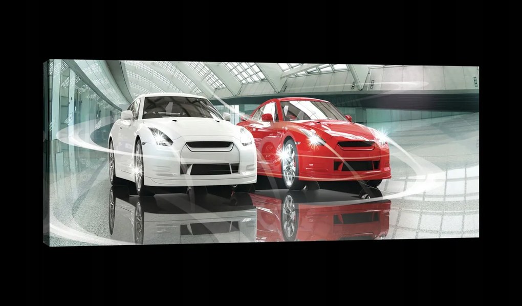 Vászonkép 145x45 Sportautók Nissan Gt-r modern luxus sebesség