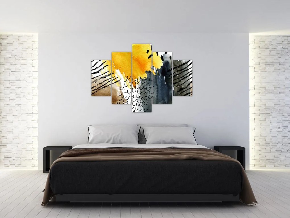 Kép - Absztrakt akvarell (150x105 cm)
