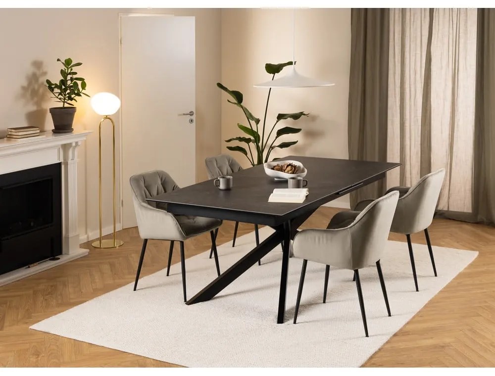 Kerámia bővíthető étkezőasztal 100x240 cm Irwine – Actona