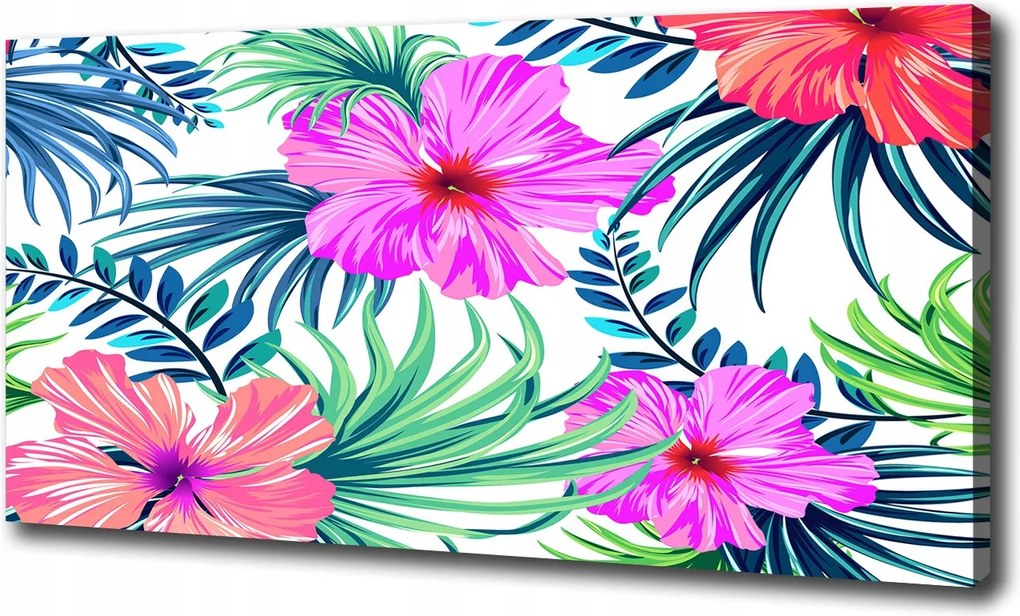 Vászonkép Hawaii virágok 100x70 cm