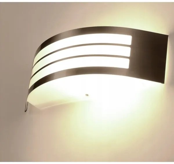 Kültéri fali lámpa 1xE27/14W/230V IP44 matt króm