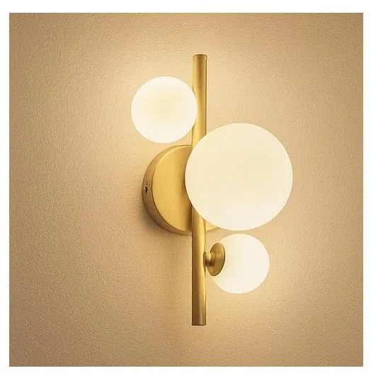 Brilagi - LED Fali lámpa MILLA 3xG9/3W/230V arany/fehér