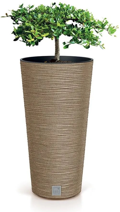 Virágcserép Prosperplast FURU SLIM ECO WOOD 30 cm, naturo