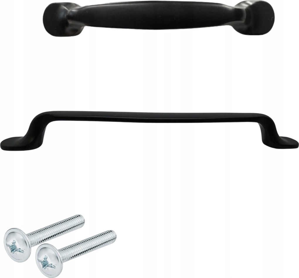 Bútorfogantyú 7611 L-192mm Fekete Konyhabútor Tartó