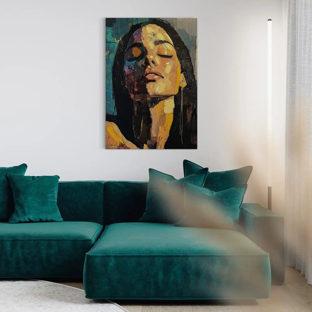 Kép kézzel festett részletekkel 70x100 cm Vivian – Styler