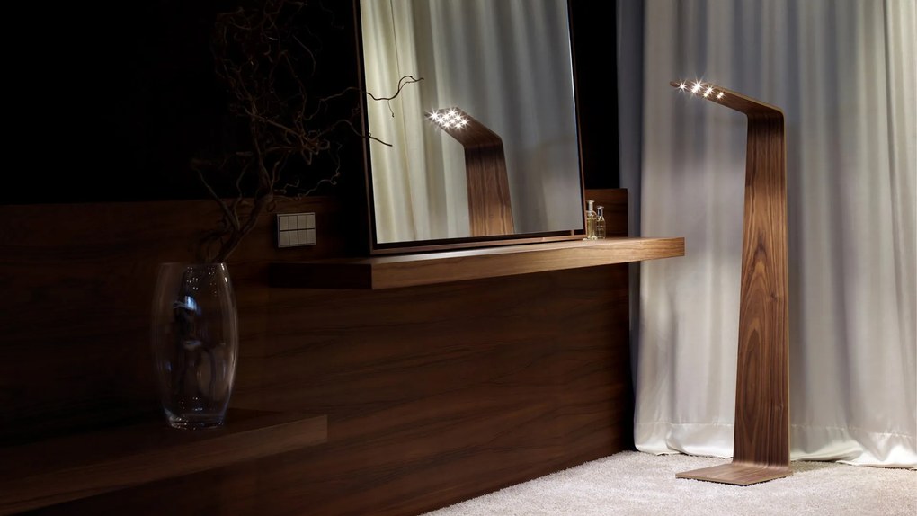 LED2 állólámpa, többféle változat - TUNTO Modell: natúr nyír, fehér színű