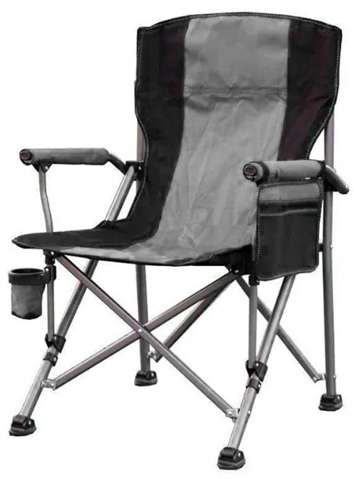 Leziter Comfort karfás horgász szék pohártartóval szürke