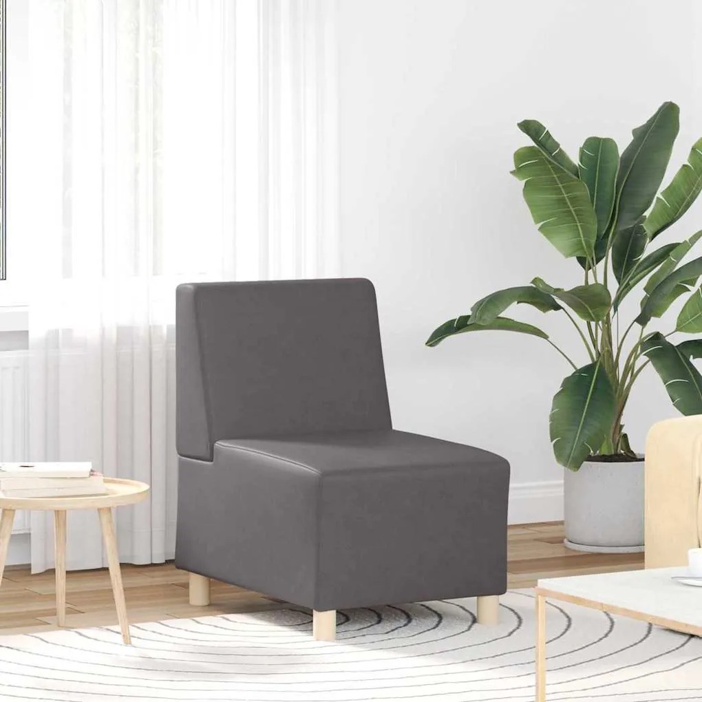 Karfa Nélküli Modularis Kanapé Egység 2 pcs Szürke
