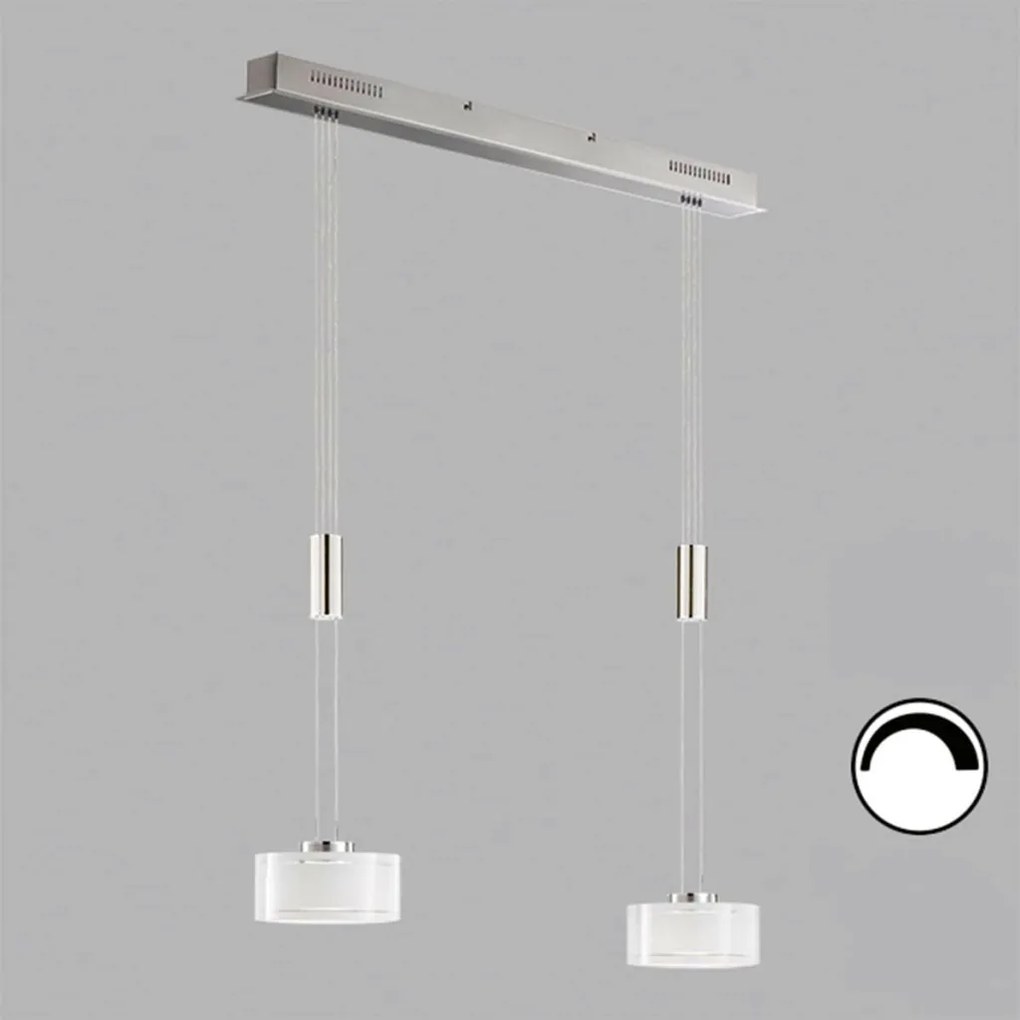 FISCHER & HONSEL 60968 LAVIN Többágú Függesztett Lámpa Nikkel LED IP20