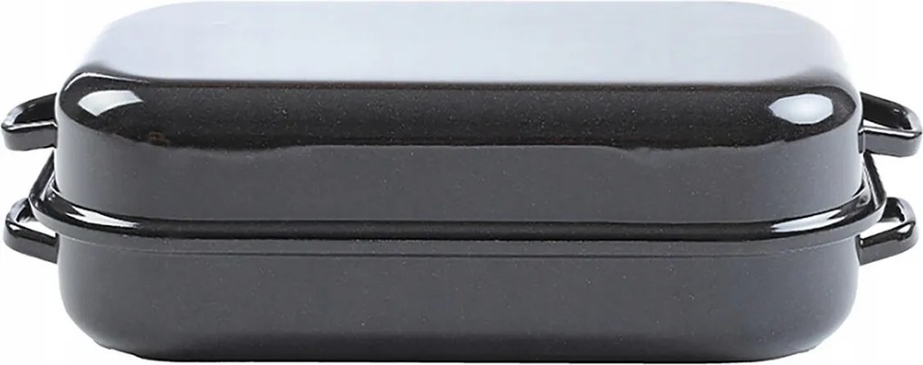 Sütőtál 25x17 cm zománcozott felület 2 részből áll. Sima