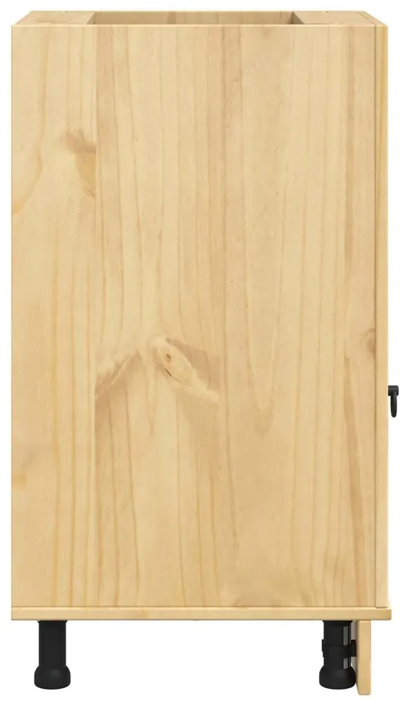 Cabinet fiókkal polcokkal Méz 40 x 46 x 81,5 cm Tömör fenyőfa