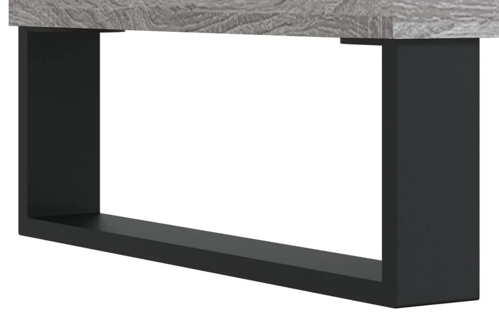vidaXL szürke sonoma színű szerelt fa cipőpolc 102 x 35 x 55 cm