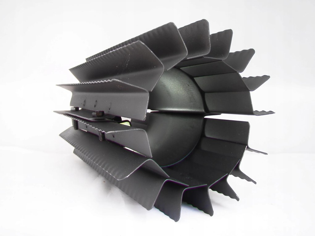 Hűtőborda hőcserélő ⌀ 180mm/magasság 370mm fekete csavarozott