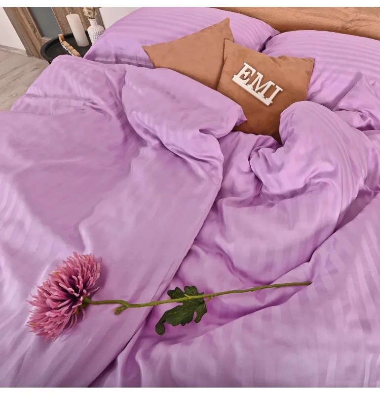 EMI lila damaszt ágyneműhuzat, Kis hengeres párnahuzat