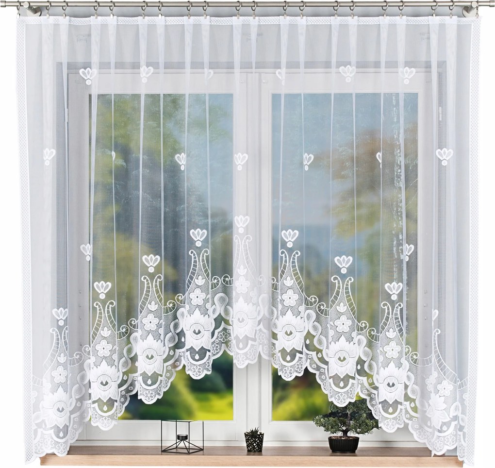 Matylda jacquard függöny 310x160cm méret (kész) íves