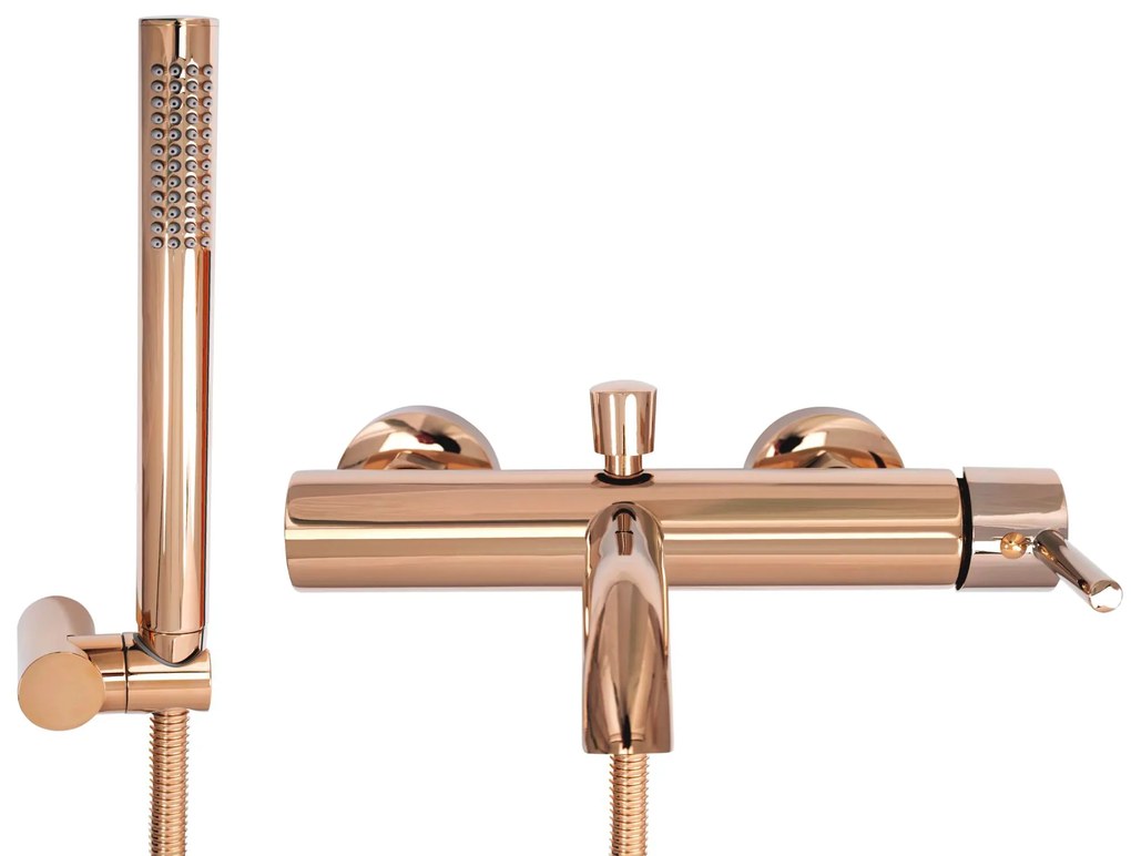 Fürdőkád csaptelep Rea Lungo Rose gold