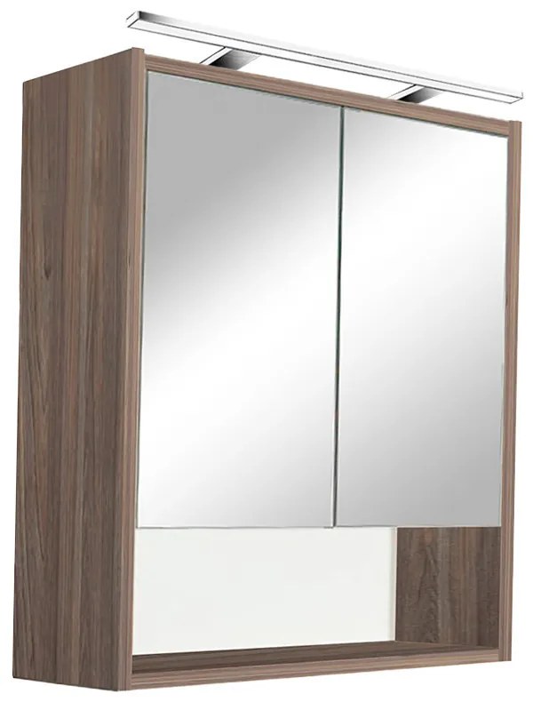 Luna 60 felső tükrös szekrény, Rauna szil