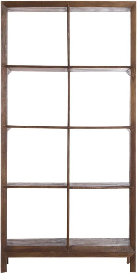 Natúr színű mangófa könyvespolc 95x190 cm Sondrio – Light &amp; Living