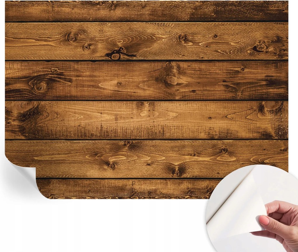 Öntapadós Dekoratív Fotótapéta Hálószobába Fa deszkák 208x146 cm