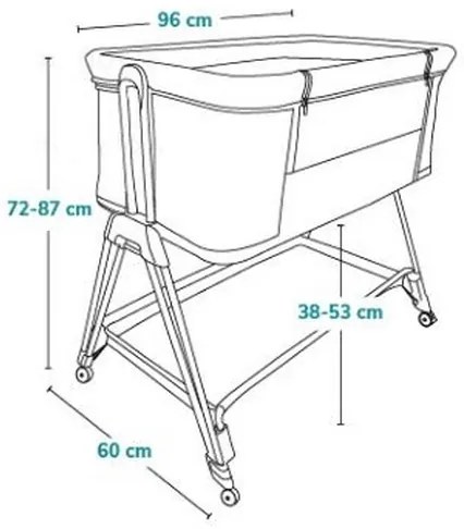 Lionelo - Bölcső 2in1 LUNA bézs