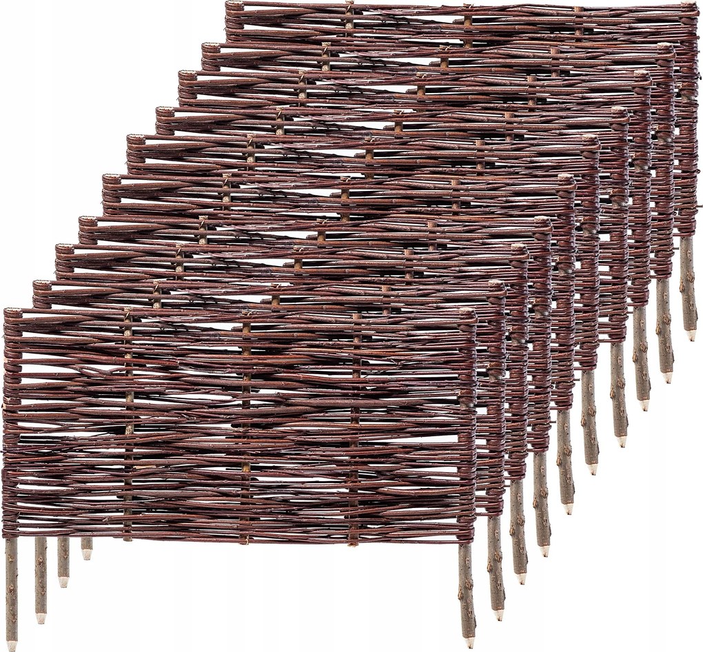 Kerti Rózsafa 60x40cm Fonott Kerítés 10db