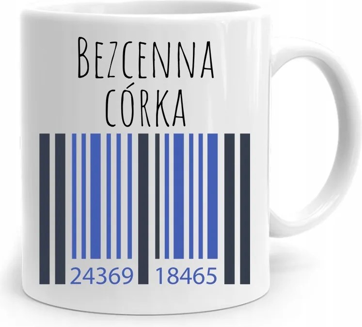 Bögre Ajándék Lányának Felbecsülhetetlen Értékű Lánya fényképes nyomattal