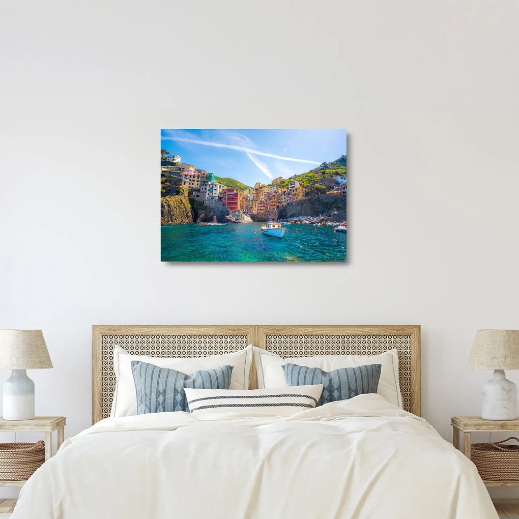 Kép - A Földközi tengeren (üvegen) (70x50 cm)