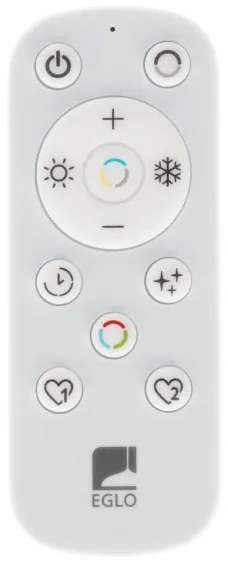 Eglo 901236 - LED Dimmelhető mennyezeti lámpa MACCHIONI LED/20W/230V fehér + + távirányító