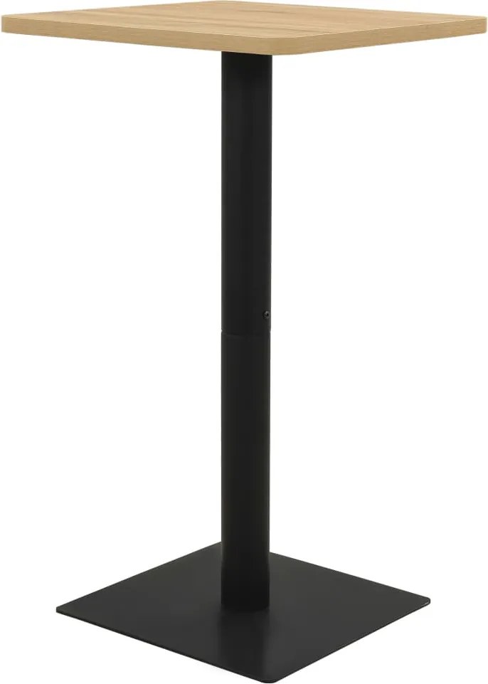 vidaXL tölgyfa színű bisztróasztal 70 x 70 x 107 cm